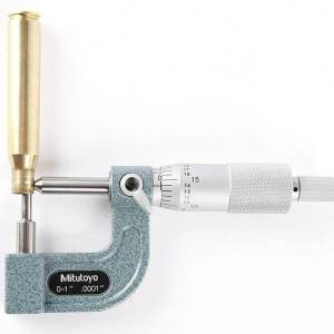 Mitutoyo Wall Thickness Micrometer with 60 Degree Modification